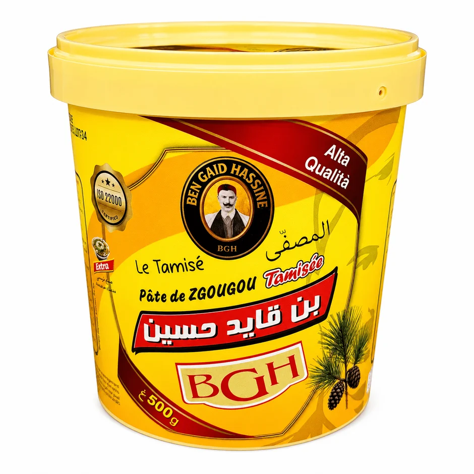 Pâte de Zgougou Tamisée pâte de pin d'Alep 500g